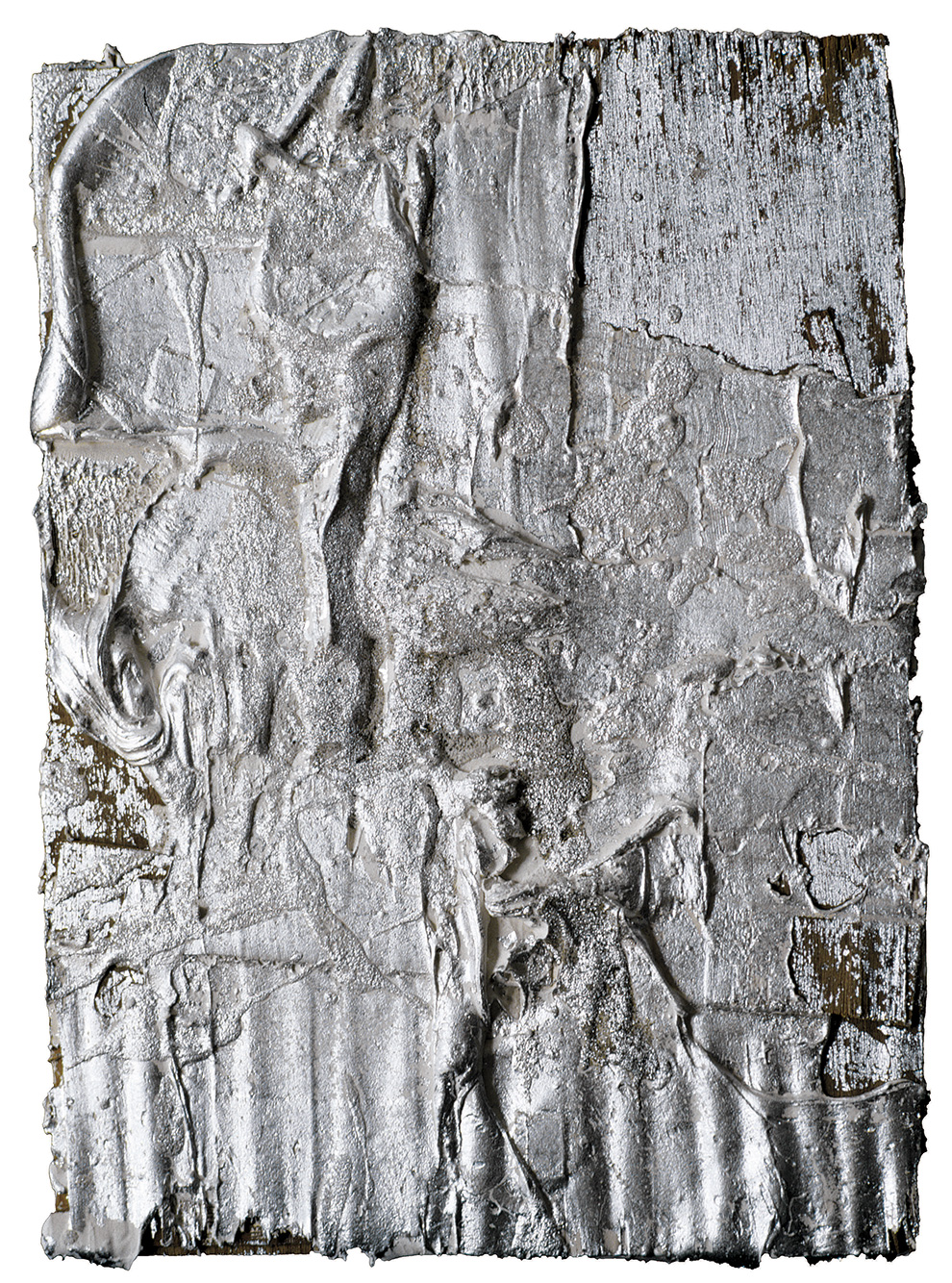 《古裂—银》--54x39x6cm--木质构造、麻纸、矿物·植物·土质颜料、箔--2002年.jpg